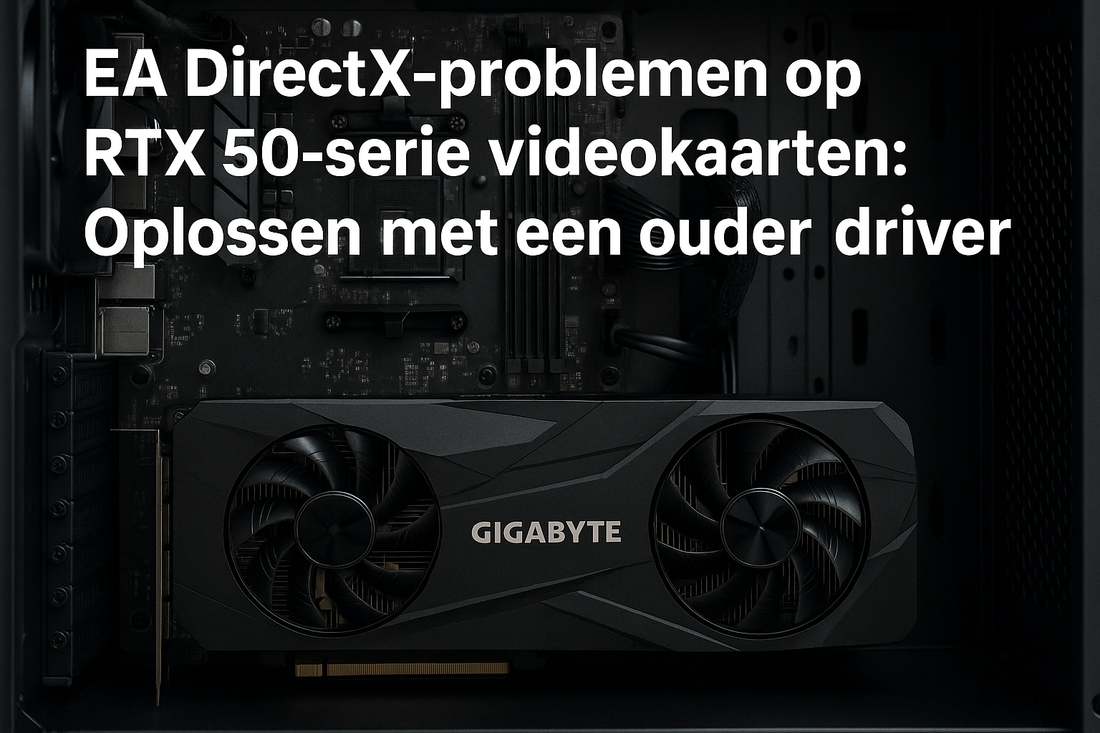 EA DirectX-problemen op RTX 50-serie videokaarten: Oplossen met een oudere driver