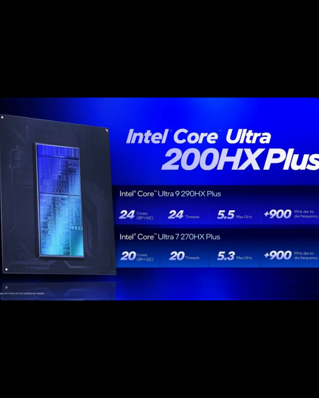 Intel Core Ultra 200HX Plus: Snellere laptopchips voor gamers