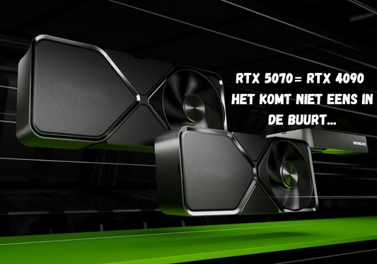 "De NVIDIA GeForce RTX 5070: Krachtige prestaties, maar komt niet eens in de buurt van de RTX 4090"