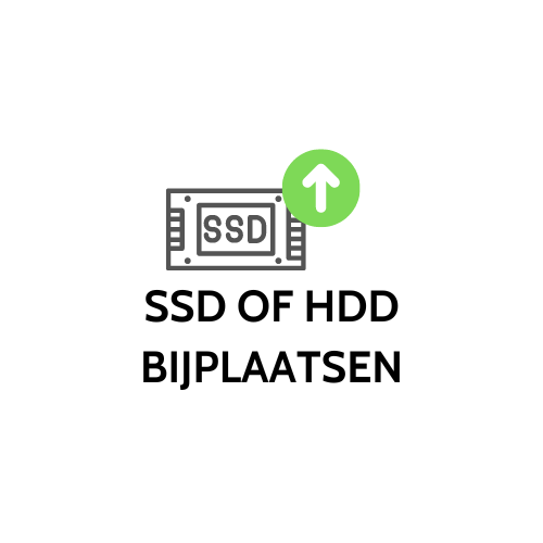 Teckie bijplaatsen extra geheugen, SSD of HDD - assemblage excl. opslag